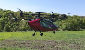 Passenger Drone lives up to its name with manned flight