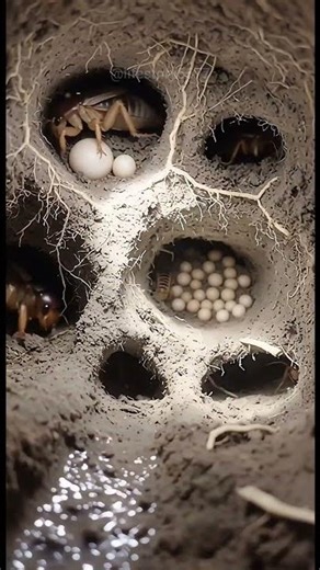 Inside a Mole Cricket Tunnel 🐛 Real Underground POV