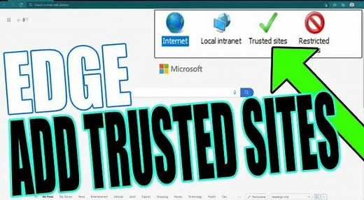 Microsoft Edge Add Website To Trusted Sites In Windows 11