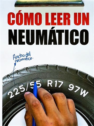 Forma correcta de Leer un neumático ✅🔥 #neumatico #llanta #mecanica #automotriz #mechanic
