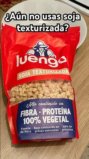 Soja texturizada: el secreto para platos ricos en proteína vegetal #receta proteinas #vidasaludable