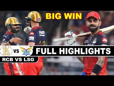 Royal Challengers Bengaluru VS Lucknow Super Giants IPL Match 23 Full Highlights 2026 | RCB VS LSG