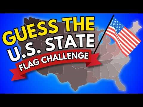 Guess the USA State Flag! Only 2% Will Get Them All - Will You?