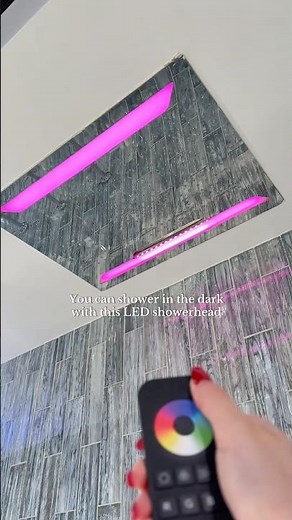 See How This LED Rain Shower Head Turns Your Bathroom Into a SPA