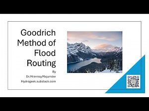 Introduction to Goodrich Method of FLood Routing #freetutorial #reservoirsimulation