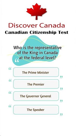 Canadian Citizenship Test Q&A: Daily Practice Short #105