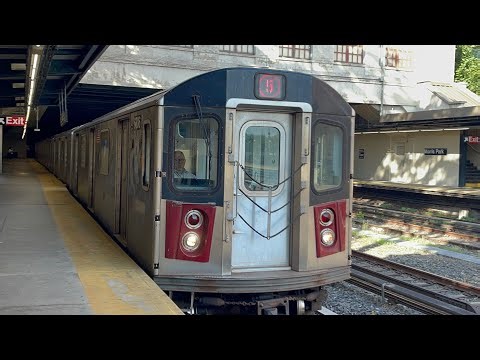 R142 (5) train at Morris Park