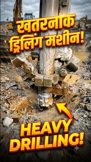 Khatarnak Drilling Machine! 😱 Heavy Drilling in Rocks💥😱 #shorts #viral #india #usa #reels #yt #like