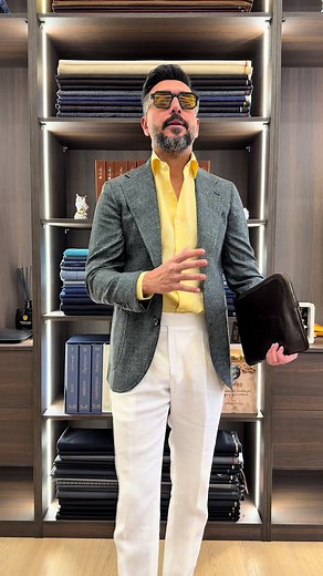 Italian style: men's outfit by Luigi Lauro