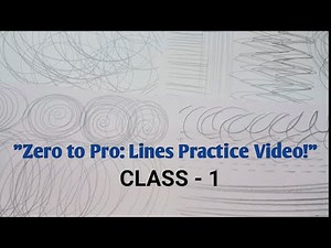 ⭐ “Basic Line Drawing for Beginners | Easy Step-by-Step Start to Drawing”