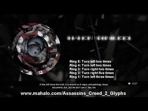 Assassin's Creed 2 Walkthrough - Glyph Puzzle #20 HD