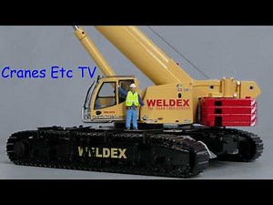 Conrad Weldex Liebherr LTR 1220 Telescopic Crawler Crane by Cranes Etc TV