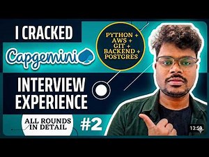 Capgemini Interview Experience | Python Developer AWS Interview Question Answers | Software Engineer