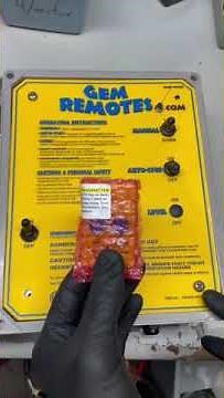 GEM Remotes learning 6230 transmitter to GR1-GR4A 2000 TO 2006 UNIT