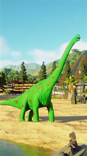 Brachiosaurus vs Indominus Rex & Spinosaurus