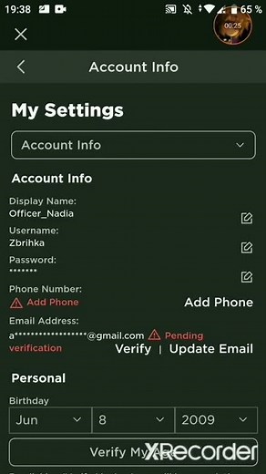 Как поменять пароль на аккаунте в роблоксе