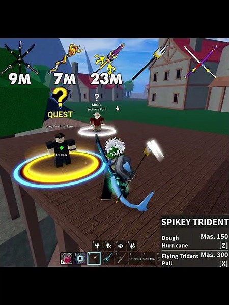 FURTHEST TELEPORT WEAPON IN BLOX FRUIT!! #roblox #bloxfruits #fruit