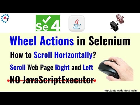 Scrolling Web Page in Selenium | Horizontal Scroll in Selenium | Scroll Right and Left in Selenium