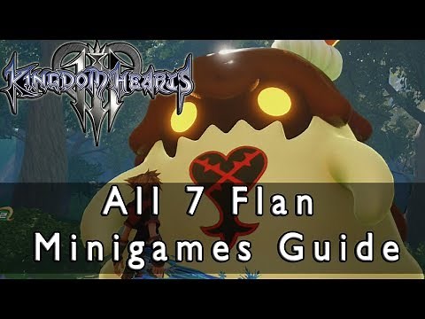 Kingdom Hearts 3 All 7 Flan Minigames and Locations, Orichalcum+ Guide