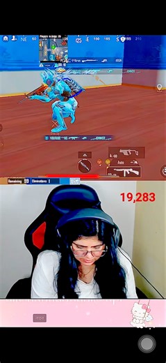 DikshaGamerYT Didi 🤣#shorts #battlegroundsmobileindia #bgmi #grenadier #knock #revive #1vs3