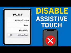 Disabling the floating button on iPhone or iPad,تعطيل الزر العائم في الآيفون أو الآيباد