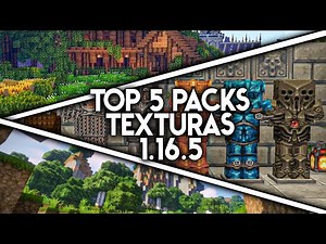 TOP 5 PACKS de TEXTURAS para MINECRAFT 1.16.5