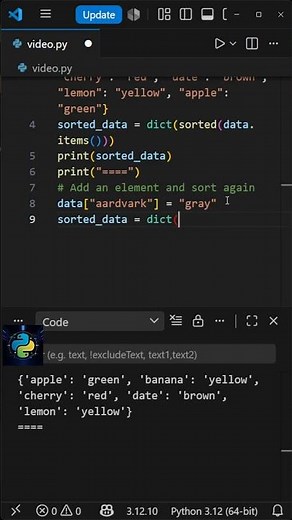 How Does Python Sort A Dictionary ?