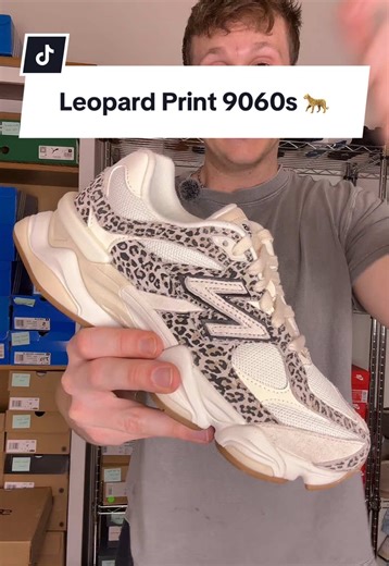 Leopard Print Beige New Balance 9060s - Last Sizes Available