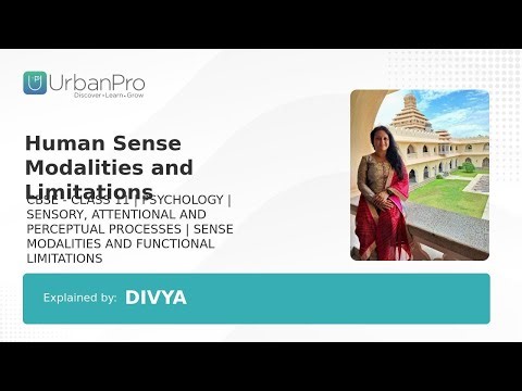 Human Sense Modalities and Limitations | Divya R.