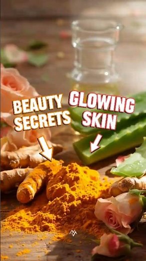 Ancient Beauty Secrets That Actually Work 🌿 | Turmeric, Aloe Vera & Rose Water #facts