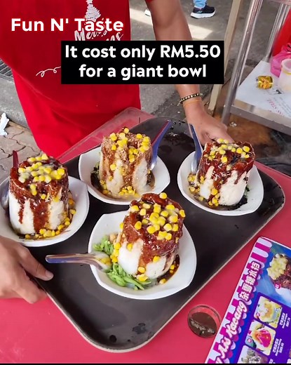 Delicious Ice Kacang at May-May ABC Ais Kacang in Kepong, KL