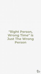 "Wrong timing" is often just incompatibility dressed up in a nicer story. The truth about timing: → The right person makes time, not excuses → If both people want it badly enough, they figure it out → Life will never have "perfect" timing for anything → "Bad timing" often means "not my priority right now" Stop waiting for: → Them to be "ready" for commitment → Their life to settle down enough for you → The perfect circumstances that may never come → Them to choose you when conditions are ideal I
