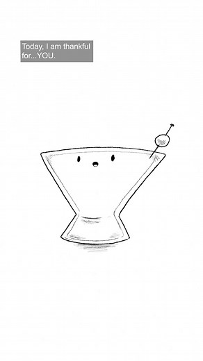 thankful for you 🎙: @lukefranchina #happythanksgiving #thanksgivingvibes #thankful #animation #lukefranchina #hibestie #drinks #javadoodles #thankfulforyou