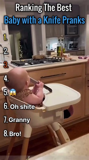 Ranking The Best Kid with a knife Prank Moments 🔪