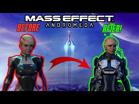 How To Make Characters look BEAUTIFUL in Mass Effect Andromeda! - (Mass Effect Mod Showcase)