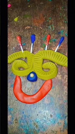 New clayart sho# clayart #artwork#diy#art#how#shortsfeed#shorts##clay #diycraft#ytshorts#5minutecr#y