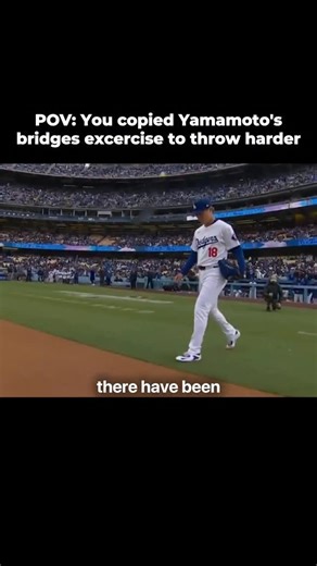 12K views · 19 reactions | POV: you copied Yamamoto’s bridges exercise to throw harder | the pitcher lab | Facebook