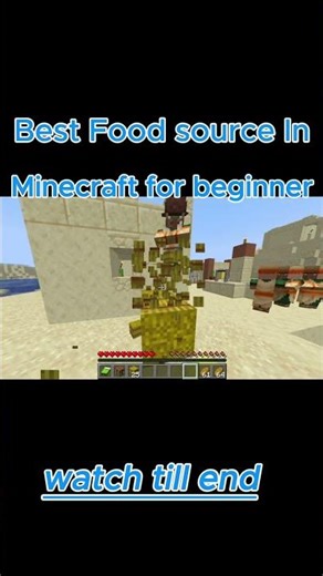 Minecraft Survival Hack: Best food for beginners! 🍞✨ | Kaise banayein naram bread? #novoicegaming