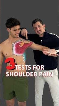 Three Tests for Shoulder Pain