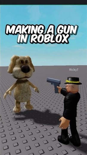 Making A Gun In Roblox 🔫 | #roblox #robloxstudio #gamedev #talkingben
