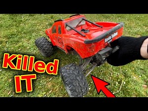 BROKE my Traxxas X-Maxx 4x4 ooooooooops!!