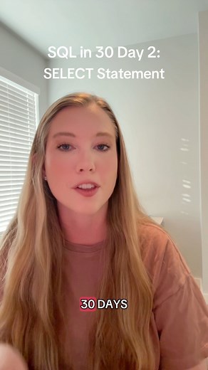 28K views · 306 reactions | SQL in 30 Day 2: Basics of the SELECT statement | Mary The Analyst | Facebook