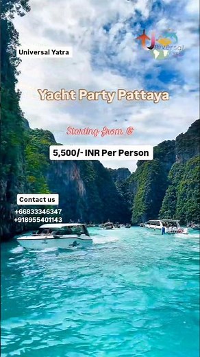 Pattaya's WILDEST Yacht Party Experiences! #shorts