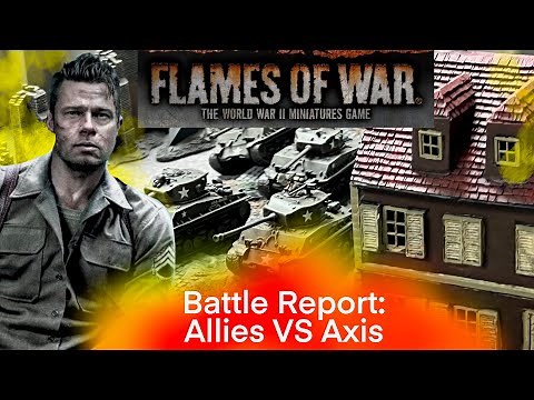 Flames of War. The WW2 miniatures game Battle Report