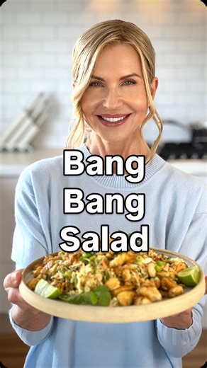 Teresa Cutter | Chef + Wellness Expert | BANG BANG SALAD 🥬✨ Crunchy, creamy, salty-sweet and wildly addictive. The magic is the creamy soy bang bang dressing — nutty, savoury, a... | Instagram