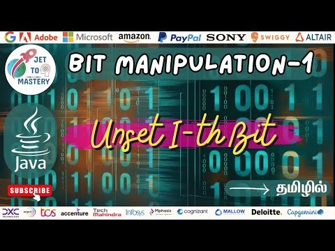 Unset i-th Bit || Bit-Manipulation-1 || Java || Tamil