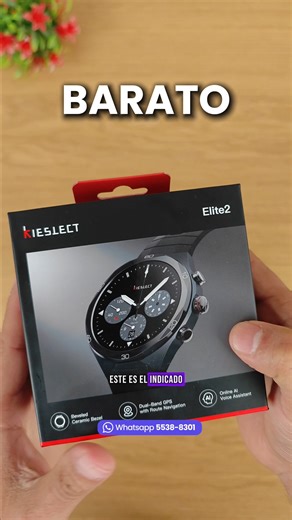 ⌚ Kieslect AI Watch Elite 2 – Inteligencia y elegancia que marcan tu ritmo ✨🔥 💵 A tan solo Q999 💎 Diseño premium y ultrarresistente con bisel nanocerámico, marco de aluminio aeroespacial y botón de acero 316L. 📺 Pantalla AMOLED LTPO 2.0 de 1.46” con 60Hz, 1000 nits y Always-On Display para máxima visibilidad. ❤️ Monitoreo de salud 24/7 con frecuencia cardíaca, SpO₂, sueño y niveles de estrés. 🏃‍♂️ 180 modos deportivos con reconocimiento automático para entrenar sin preocuparte por ajustes. 