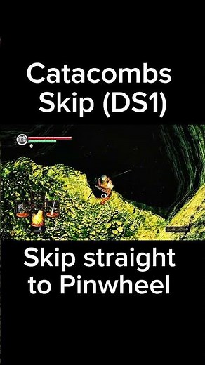 Catacombs SKIP (Get to Pinwheel in 30 seconds) #darksouls #darksoulsremastered