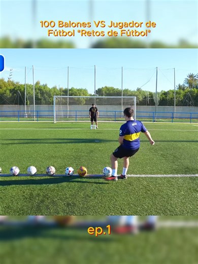 100 Balones VS Jugador de Fútbol *Retos de Fútbol* #viral #typ #vlog