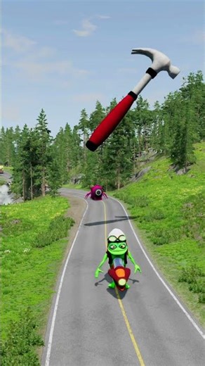 FUNNY AND CRAZY CARS VS CLAW HAMMER IN BeamNG.Drive